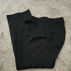Coldwater Creek Classic Black Pants Natural Fit Size 16